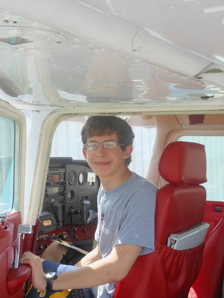 RC - all smiles after 1st solo 9-13-14